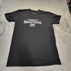 Federal-Mogul Shirt Mens Large Black Detroit Made USA Motorparts Graphic Tee